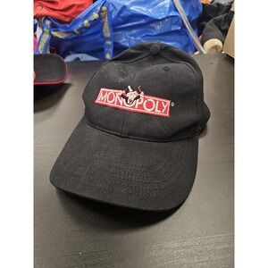 Monopoly Hat Cap Strap Back Mr Monopoly Embroidered Mens One Size Board Game
